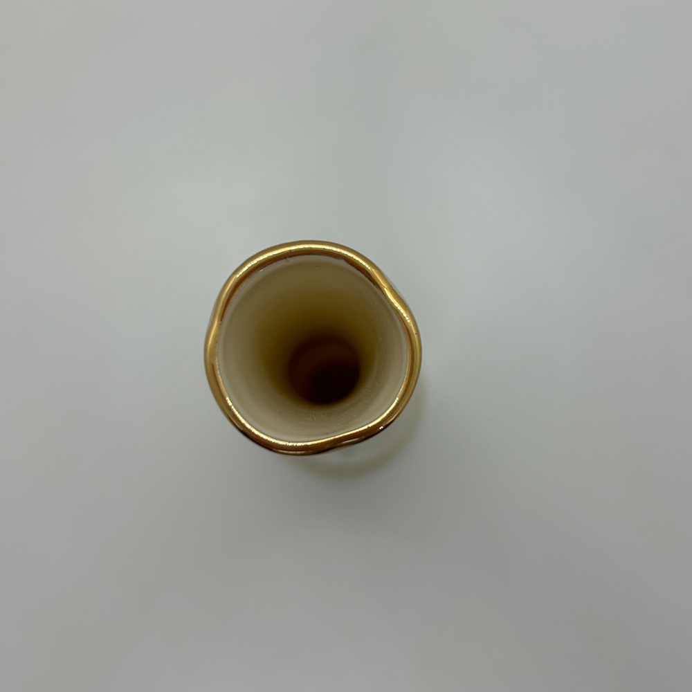 Elegant Cream Lenox Rose Manor Bud Flower Vase Made In The USA 7.5 x 2 Inch. - Picture 7 of 8